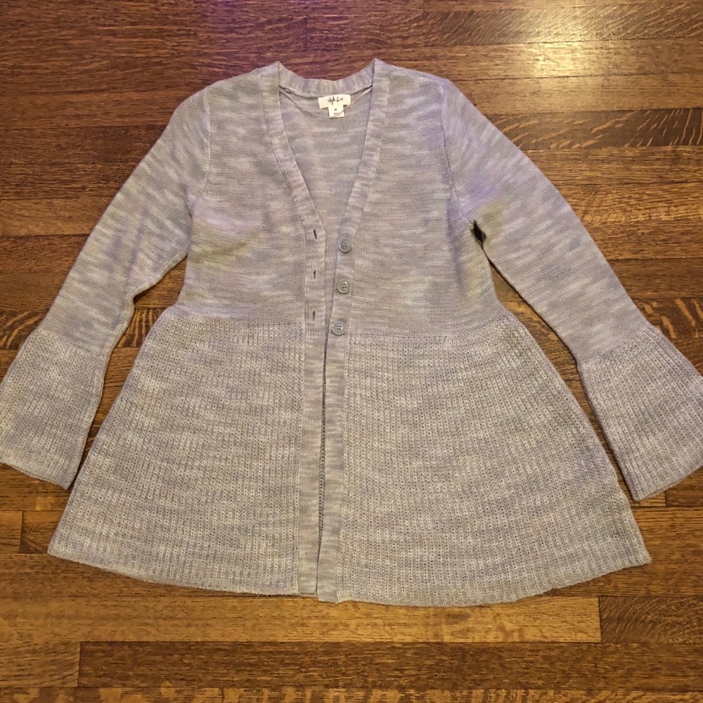 Style & Co Bell Sleeve Heathered Cardigan PERFECT!